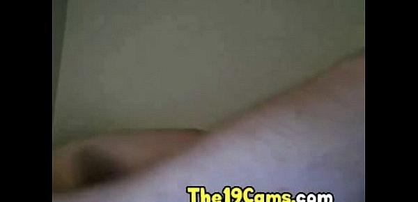  Horny teen POV sextape